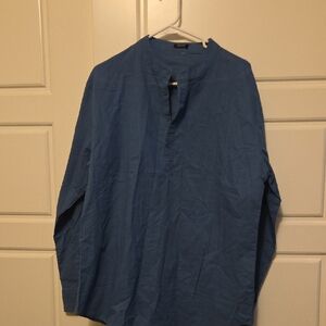 Blue Long Sleeve Shirt
